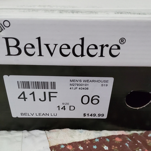 Belvedere Leandro Burgundy Wingtip Derbys - Picture 5 of 7